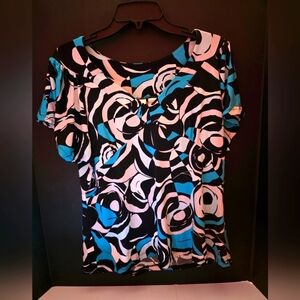 Worthington Womens Short SleevedTop Size Petite XL